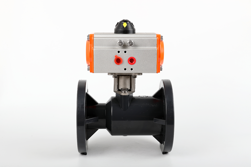 加乐镇气动法兰一体球阀